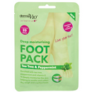 Derma V10 Moisturising Foot Mask Tea Tree & Peppermint