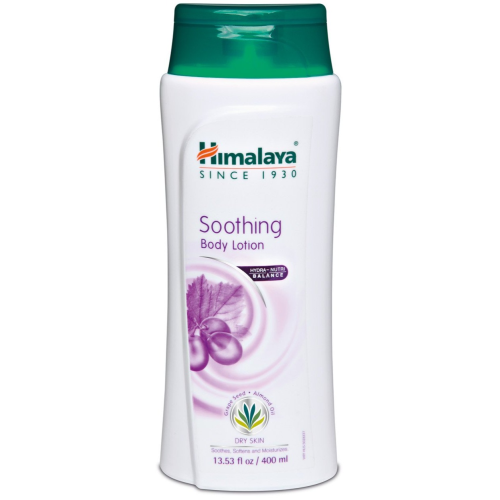 Himalaya Soothing Body Lotion for Dry Skin, with Grape Seed and Almond Oil, Soothes and Moisturizes 13.53 oz