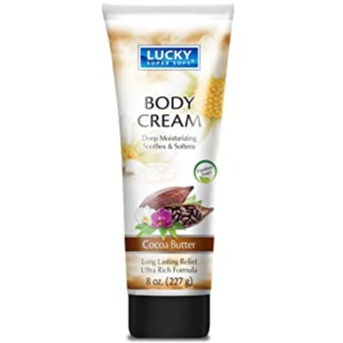 Lucky Super Soft Cocoa Butter Daily Body Cream Deep Moisturizing Ultra Rich Formula. 8 oz