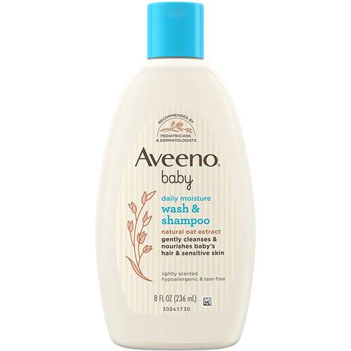 Aveeno Baby Wash & Shampoo 8 oz (SAVE $8)