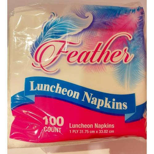 Feather Luncheon Napkins - 50's