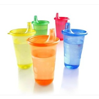 NUBY WASH OR TOSS 6PK CUPS