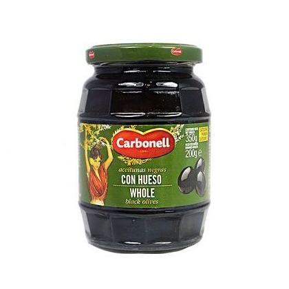 Carbonnell Black Olives 350g