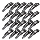 Expressions 12 Count Black Snap Clips