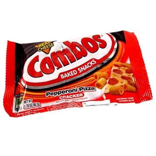 Combos Pepperoni Pizza Cracker Baked Snack 48.2g