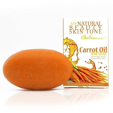 MY NATURAL BEAUTY SKIN TONE CARROT OIL BAR SOAP 6.1OZ