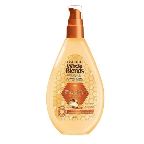 Garnier Hair Care Whole Blends Leave-In Miracle Nectar Honey Treasures Leave-In Treatment, 5 Ounce