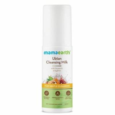 Mamaearth Ubtan Cleansing Milk for Face with Turmeric & Saffron - 100ml