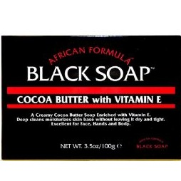 African Formula Cocoa Butter Vitamin E Black Cocoa Soap 3.5oz