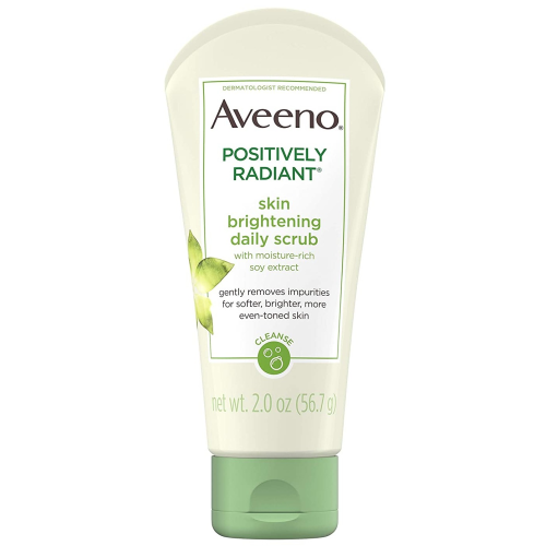 Aveeno Exfoliating Face Scrub Positively Radiant Skin Scrub, 2.0 oz