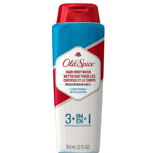 Old Spice High Endurance Conditioning Long Lasting Scent Men's Hair and Body Wash, 12OZ