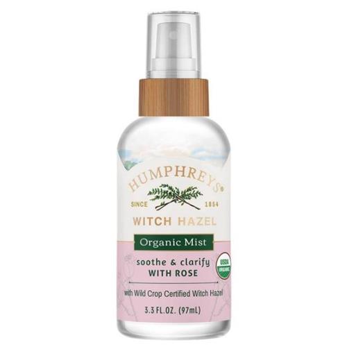 Humphreys Homeopathic Remedies Witch Hazel Organic Toner Mist Rose - 3.3 fl oz (97 ml)