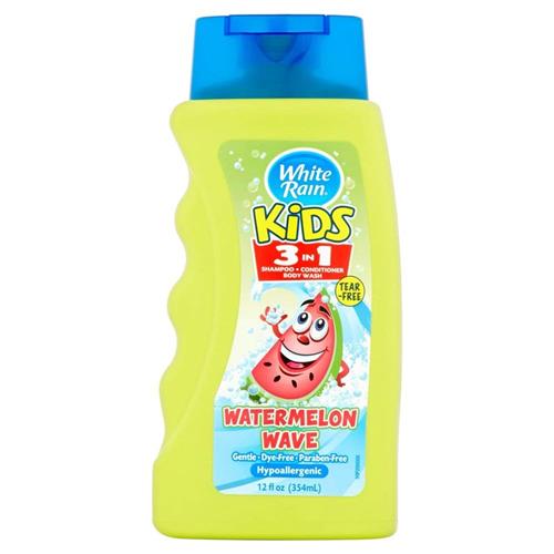 White Rain Kids 3 in 1 Watermelon Wave Hair + Body Wash 12 fl. oz.
