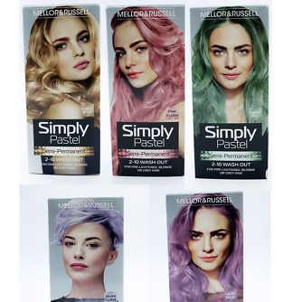 Mellor & Russell Simply Pastel Semi-Permanent Hair Colour