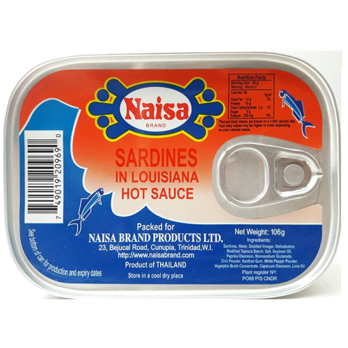 Naisa Sardines In Hot Sauce 106G
