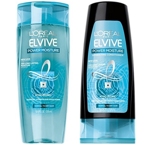 L'Oreal Paris Hyaluronic Elvive Power Moisture Hydrating Shampoo/Conditioner