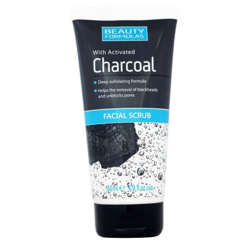 BEAUTY FORMULAS WITH ACTIVATED CHARCOAL FACIAL SCRUB