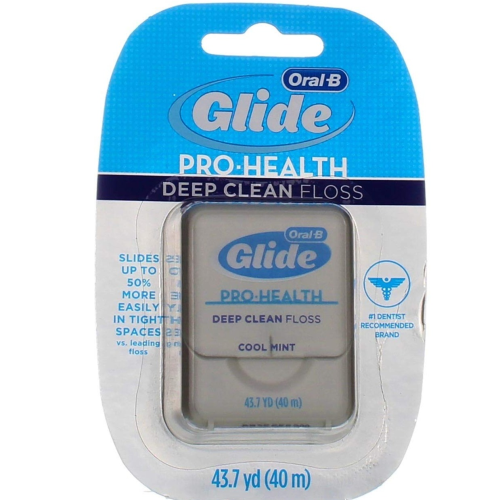Oral-B Glide Pro-Health Deep Clean Cool Mint Flavor Floss