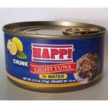 Happi Tuna Chunks In Brine 5oz