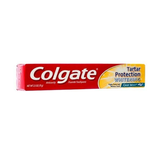 Colgate Toothpaste 2.5 oz Tartar Control Whitening Crisp Mint