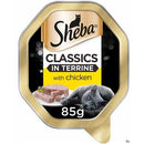 Sheba Classics Wet Cat Food Tray Chicken in Terrine 85g