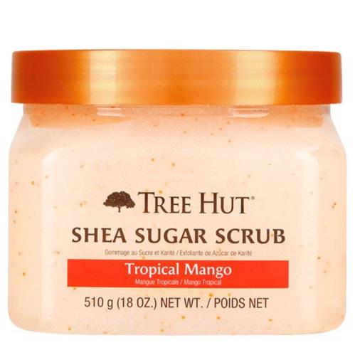 Tree Hut Shea Sugar Exfoliating Body Scrub Tropical Mango, 18 Oz