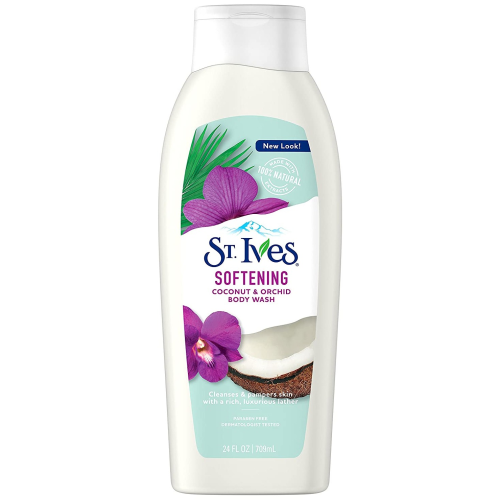 St. Ives Softening Body Wash, Coconut and Orchid, 24 oz