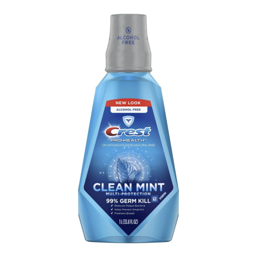 Crest Pro-Health Multi-Protection Refreshing Cleansing Mint Flavor Mouthwash, 1 L