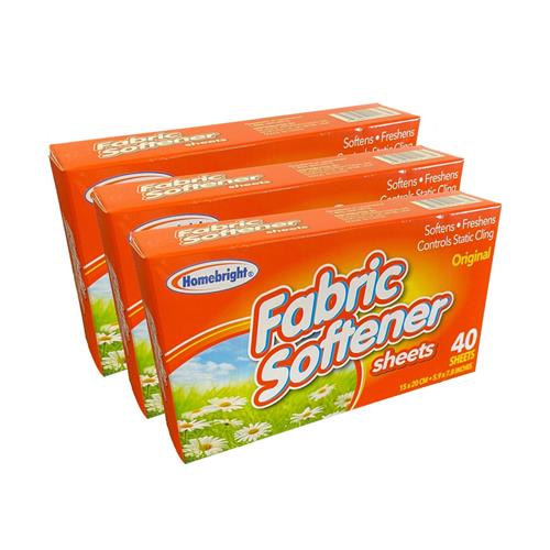 Homebright Fabric Softener Sheets-40ct