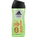 Adidas 3 In 1 Shower Gel For Men 250ml