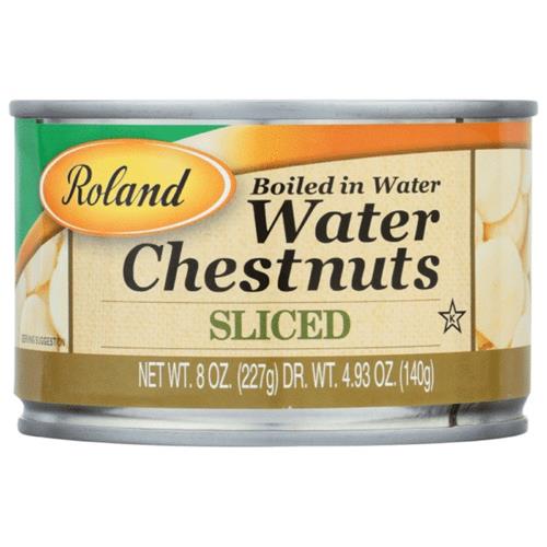 Roland Sliced Water Chestnuts, 8-Ounce Cans