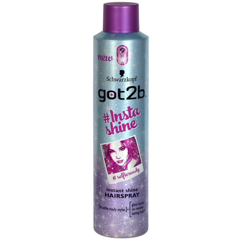 Schwarzkopf Got2b Hairspray INSTA SHINE 300ml Long Lasting Hold