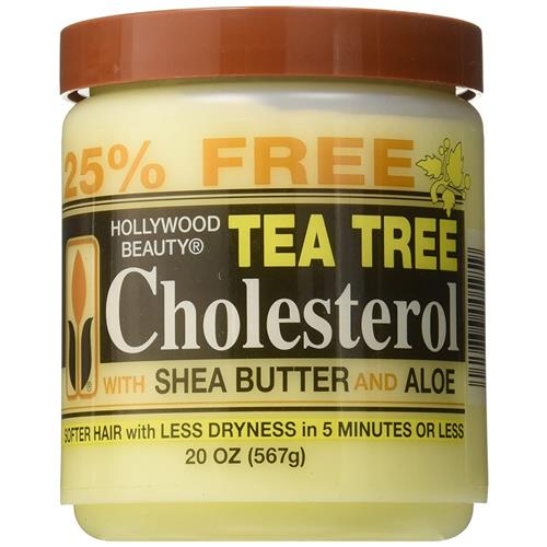 Hollywood Beauty Tea Tree Cholesterol Deep Conditioning Creme, 20 Ounce