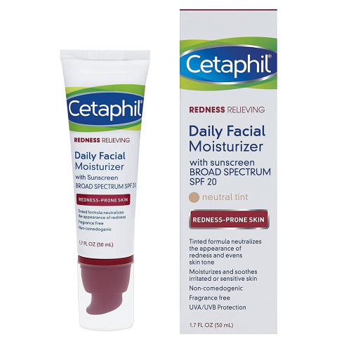 Cetaphil Redness Relieving Daily Facial Moisturizer SPF 20, 1.7 Ounce