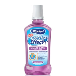 Wisdom Fresh Effect Total Care 6-in-1 Antibacterial Mouthwash 500ml