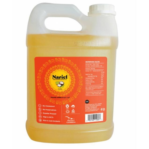 Nariel Pure cooking Coconut Oil 4 L