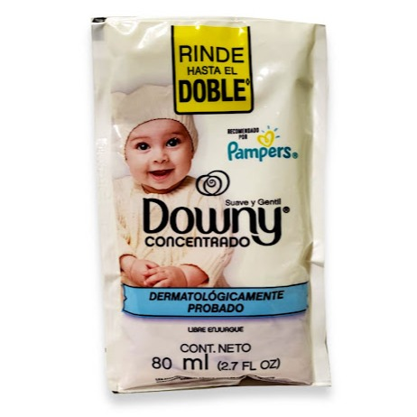 Downy Fabric Softner Soft & Gentle - 80ml - Recommended By Pampers