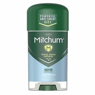 Mitchum Anti-Perspirant and Deodorant, Power Gel, Unscented, 2.25 Ounce