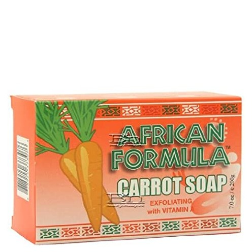 African Formula Carrot Soap with Vitamin a 7 Oz