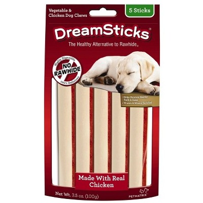 DreamBone Vegetable & Chicken Dog Sticks 5's