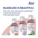 Nair Hair Remover Blade-Less Shave Whipped Crème, Painless Hair Removal, 5 Oz