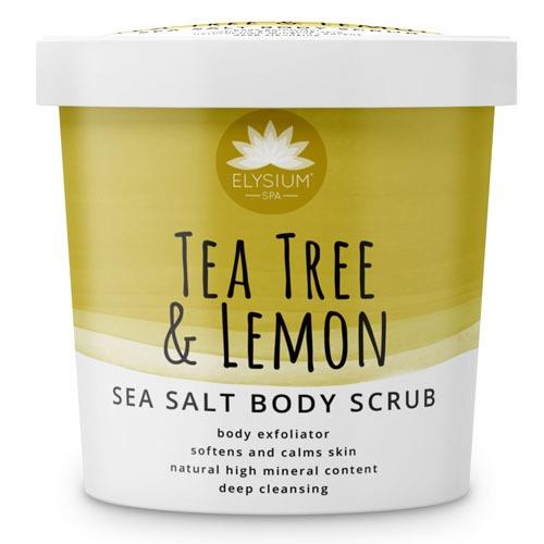 Elysium Spa Tea Tree & Lemon Sea Salt Body Scrub 200g