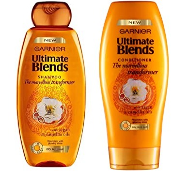 Garnier Ultimate Blends Marvellous Transformer Shampoo/Conditioner 400ml