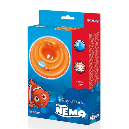 Bestway Baby Swimming Ring Vinyl Orange - Nemo