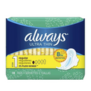 ALWAYS ULTRA THIN PADS