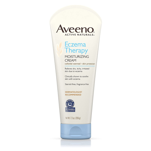 Aveeno Eczema Therapy Daily Moisturizing Cream for Sensitive Skin, Soothing Lotion, 5 oz