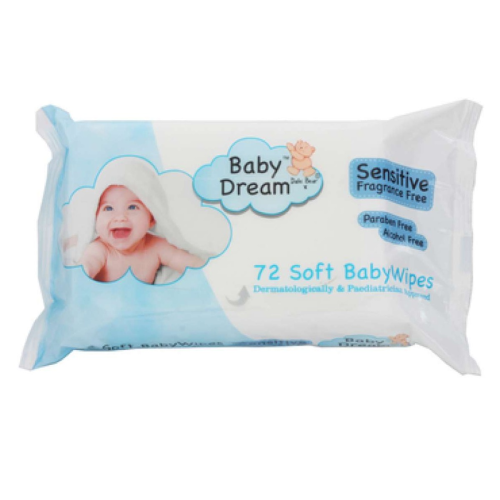 Baby Dream Sensitive Fragrance Free Baby Wipes