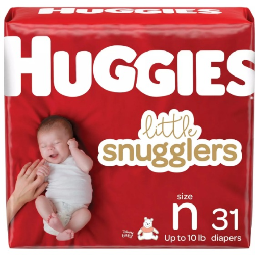 Huggies Little Snugglers Baby Diapers 31's