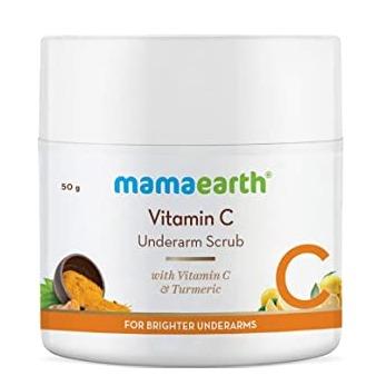 Mamaearth Vitamin C Underarm Scrub With Vitamin C and Turmeric For Brighter Underarms – 50 g