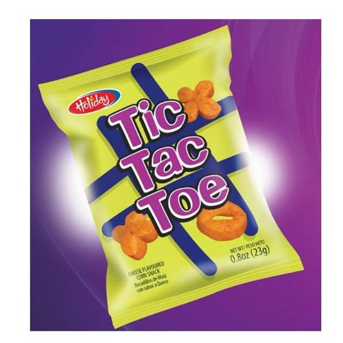 Holiday Tic Tac Toe Cheese & Corn Flavoured Snack 25g